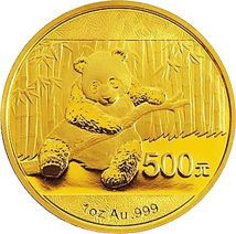 1 Unze Gold China Panda 2014