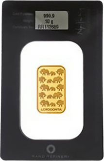10g Elefanten Goldbarren (Rand Refinery)
