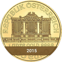 1 Unze Wiener Philharmoniker Gold 2015