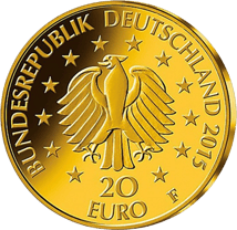 1/8 Unze Gold 20 Euro - Deutscher Wald (Linde 2015)