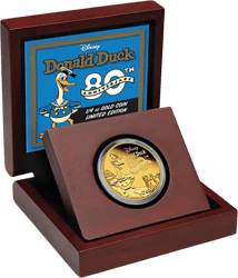 1/4 Unze Gold Donald Duck 80 Jahre 2014 (PP)
