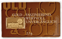 2,5g Umicore Goldbarren (Faszination)
