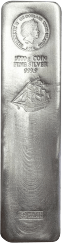 5kg Silber Cook Islands Münzbarren