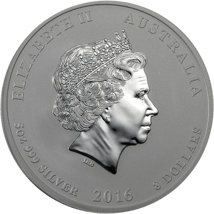 5 Unze Silber Lunar II Affe 2016