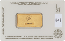5g Goldbarren C. Hafner