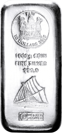 1 kg Silber Fiji Münzbarren (Argor Heraeus)