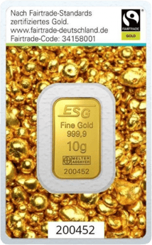 10g Goldbarren Argor Heraeus (Fairtrade)