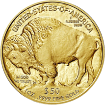 1 Unze Gold American Buffalo 2017 (Polierte Platte)