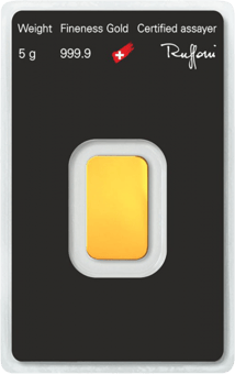 5g Goldbarren Argor Heraeus