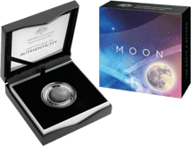 1 Unze Silber Earth and Beyond - Der Mond 2019 (Auflage: 5000 | PP | Gewölbt | Motiv 2 von 3)