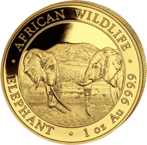 1 Unze Gold Somalia Elefant 2020