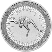 1 Unze Platin Känguru Nugget 2020