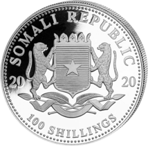 1 Unze Silber Somalia Elefant 2020 PM WMF (Privymark: World Money Fair Berlin | Auflage: 1.000 Stück)