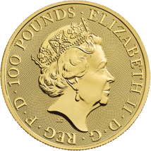 1 Unze Gold The Queen's Beasts The White Horse of Hanover 2020