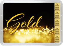 5 x 1g Goldbarren "Gold statt Geld" Combibarren (Valcambi)