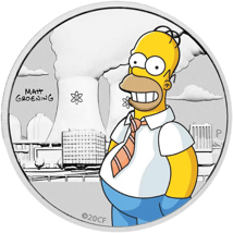 1/2 Unze Silber Homer Simpson 2020 (Auflage: 15.000 | coloriert)