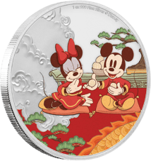 1 Unze Silber Disney Jahr der Maus Glück 2020 PP (Auflage: 3.000 | Polierte Platte)