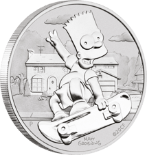 1 Unze Silber Bart Simpson 2020 (Auflage: 25.000)