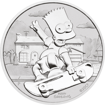 1 Unze Silber Bart Simpson 2020 (Auflage: 25.000)