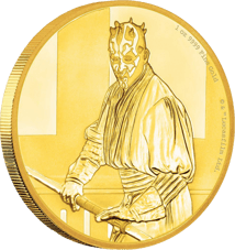 1 Unze Gold Darth Maul Star Wars 2018 PP (Auflage: 500 | Polierte Platte)