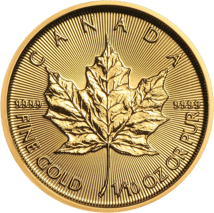 1/10 Unze Gold Maple Leaf 2021