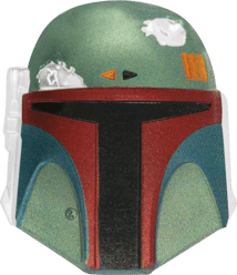 2 Unze Silber Boba Fett Helm 2020 PP (Auflage: 250 | coloriert | High Relief | Polierte Platte)