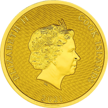 1 Unze Gold Cook Islands 2021