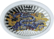 1 Unze Silber Jahr der Schlange 2013 PP (Auflage: 8.000 | coloriert | Polierte Platte)