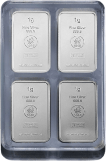 100 x 1g Silber Heimerle und Meule UnityBox