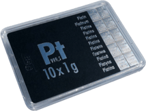 10g Platin Tafelbarren