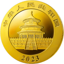 15g Gold China Panda 2023