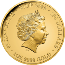 1 Unze Gold Earth From Above 2022 PP (Auflage: 99 | Polierte Platte | coloriert)