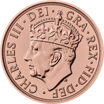 1 Pfund Goldmünze Sovereign Krönung King Charles III. 2023