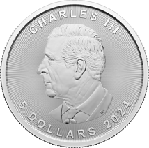 1 Unze Silber Maple Leaf 2024 Privy Mark Jahr des Drachen (Auflage: 25.000)