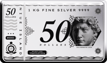 1 kg Silber Banknote Münzbarren Niue 2024 (Auflage: 5.000)