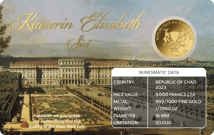 Gold Kaiserin Elisabeth Sisi Münze