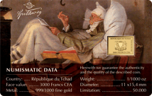 Gold Carl Spitzweg Der Arme Poet Münze