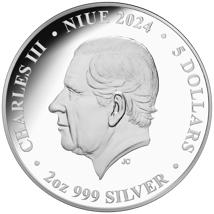 2 Unze Silber Naturgewalten Tornado 2024 PP (Auflag: 750 | coloriert | High Relief | Polierte Platte)