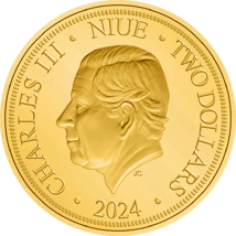 1 Unze Silber König der Löwen Mufasa und Simba 2024 (Auflage: 1.994 | Polierte Platte)