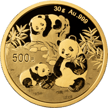30g Gold China Panda 2025