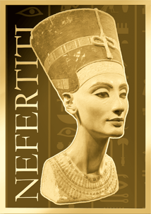 Gold Nofretete Münze