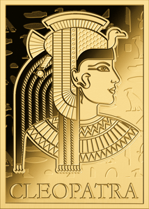 Gold Cleopatra Münze