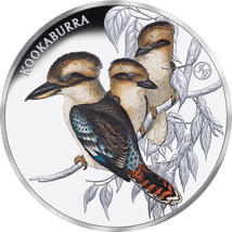 1 Unze Silber Kookaburra 2025 (Auflage: 750 | Privy Mark John Gould | Polierte Platte)