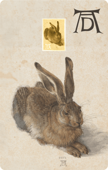 Gold Albrecht Dürer Der Hase Münze (Auflage: 50.000)