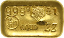 100g Goldbarren Schöne Edelmetalle B.V. (gegossen)