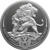 1 Unze Silber Big Five III Löwe 2025 (Auflage: 15.000 | 2. Motiv | im Blister)