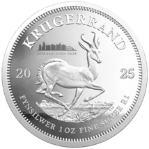 1 Unze Silber Krügerrand 2025 (Auflage: 1.000 | Privy Mark Durban | Polierte Platte)