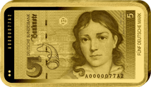 5 Deutsche Mark Gold Münzbarren (Auflage: 5.000 | Polierte Platte)