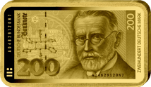 200 Deutsche Mark Gold Münzbarren (Auflage: 5.000 | Polierte Platte)