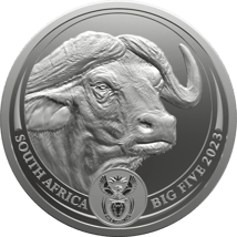 1 kg Silber Big Five II Büffel 2023 (Auflage: 100)